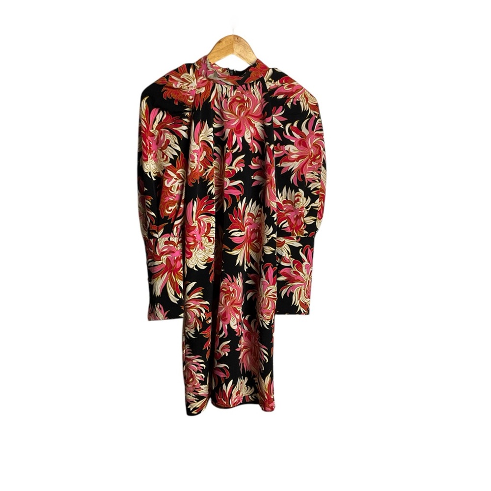 Who What‎ Wear Floral Statement Sleeve Dress Size Small